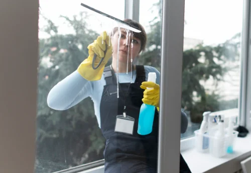 Nettoyage de vitres intérieures et extérieures à Saint-Romain